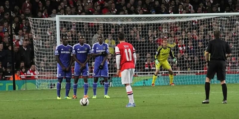 Quy trình cho một pha đá phạt gián tiếp nguy hiểm